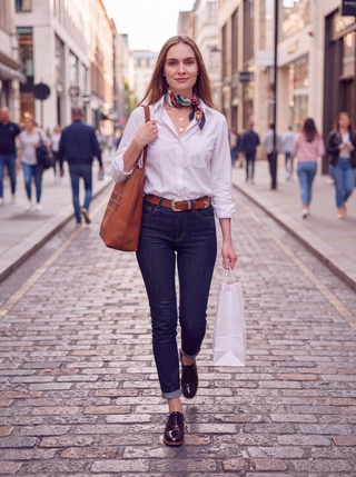 Zapato oxford mujer liso
