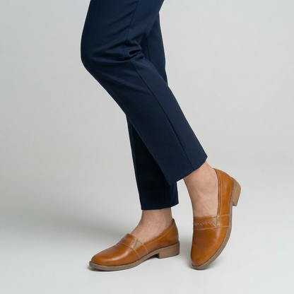Mocasin Caramel mujer