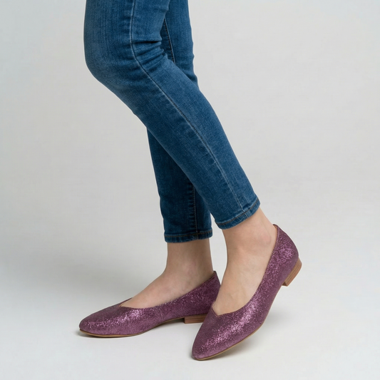 Ballerina morada arcoíris