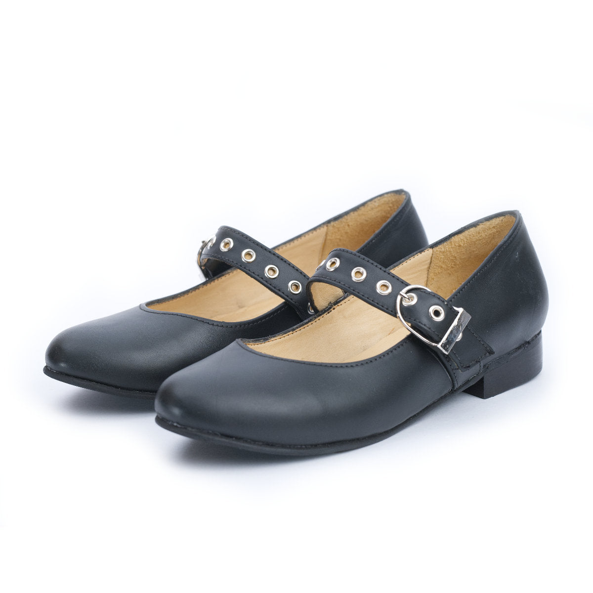 Zapatos Mafalda negro clásico mujer